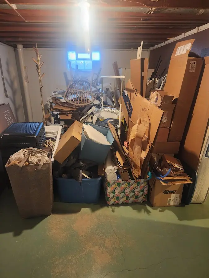 Roll-off dumpster container at job site for 20 Yard Dumpster Rental in Laredo